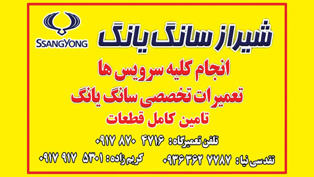 تعمیرگاه تخصصی شیراز سانگ یانگ